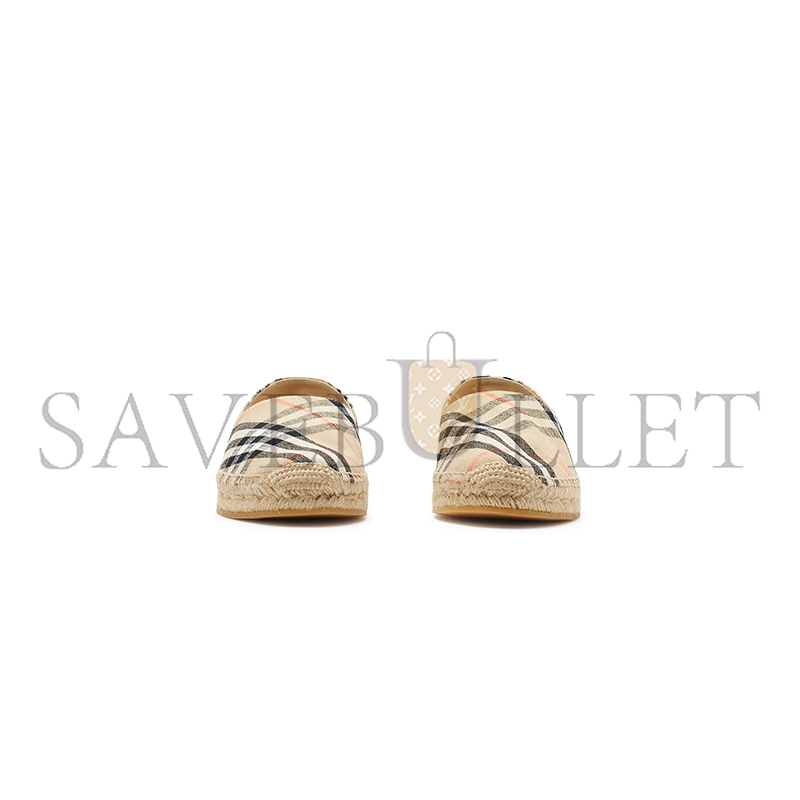 BURBERRY CHECK MEWS ESPADRILLES 81091801